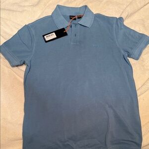 Boss Light Blue Polo Shirt for Men